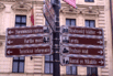 Czech info signs for tourists